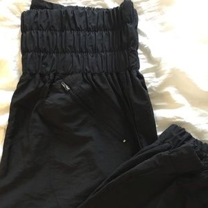 Black High Waisted Joggers